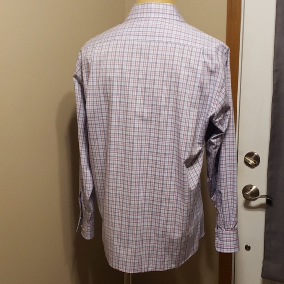 Tommy hilfiger purple plaid long sleeve shirt - Picture 4 of 6